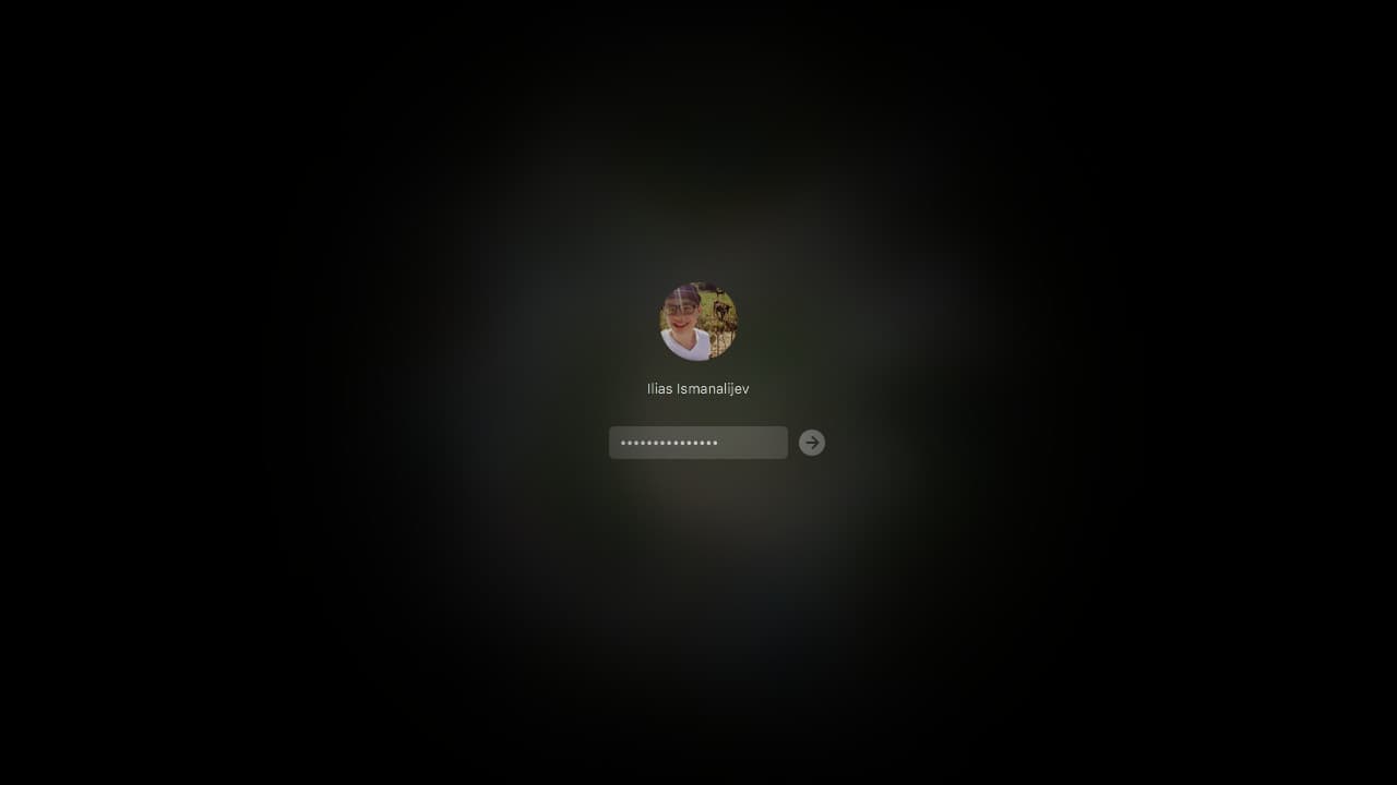 Macbook with secure login screen showing password hygiene best practices